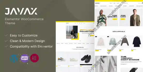 Javax 1.1.0 – 多用途 Elementor WooCommerce商城主题