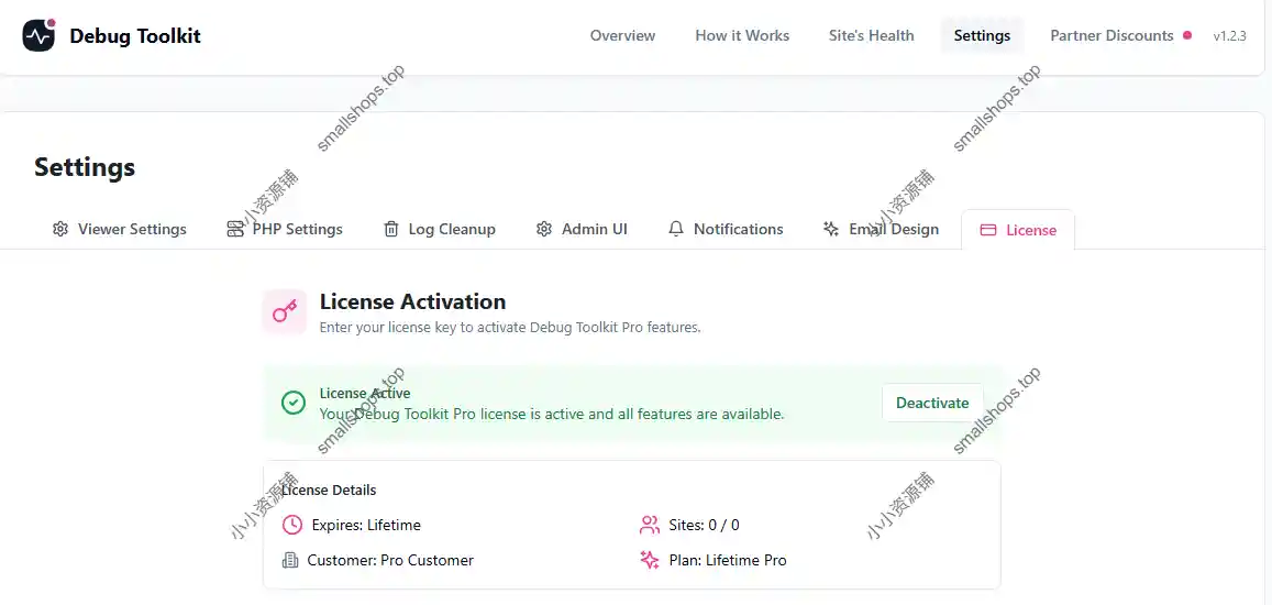 WP Debug Toolkit Pro v1.2.3 已激活 – 高级debug调试工具WordPress插件-2 WP Debug Toolkit Pro v1.2.3 已激活 – 高级debug调试工具WordPress插件-2