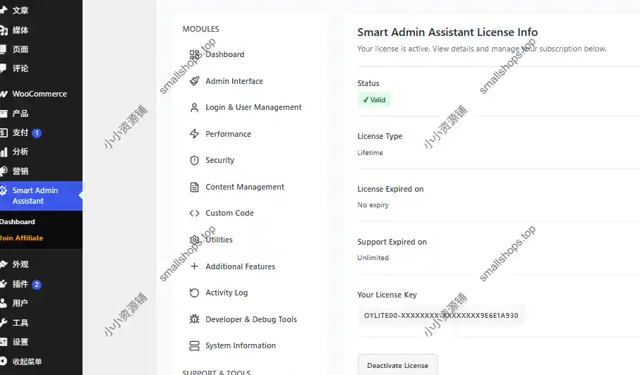 Smart Admin Assistant Pro 1.4.0 – WordPress 管理仪表盘插件-2 Smart Admin Assistant Pro 1.4.0 – WordPress 管理仪表盘插件-2