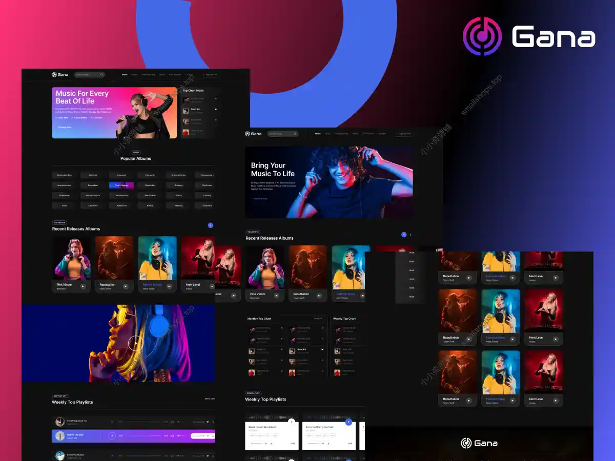 Gana 1.0.4 英文版 – 音乐与活动 WordPress 主题