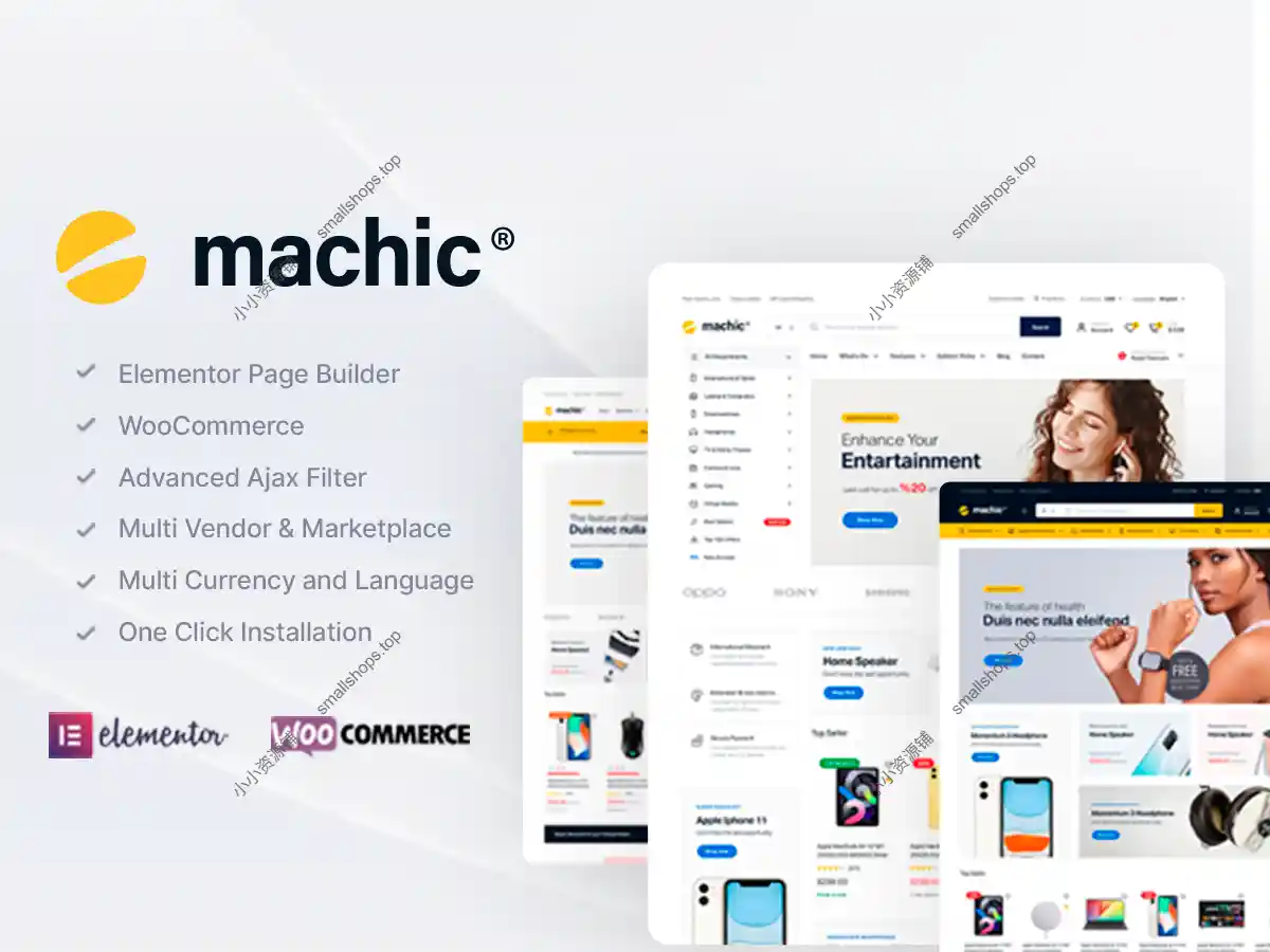 Machic v1.6.3 英文版 – WooCommerce 电子产品商店主题