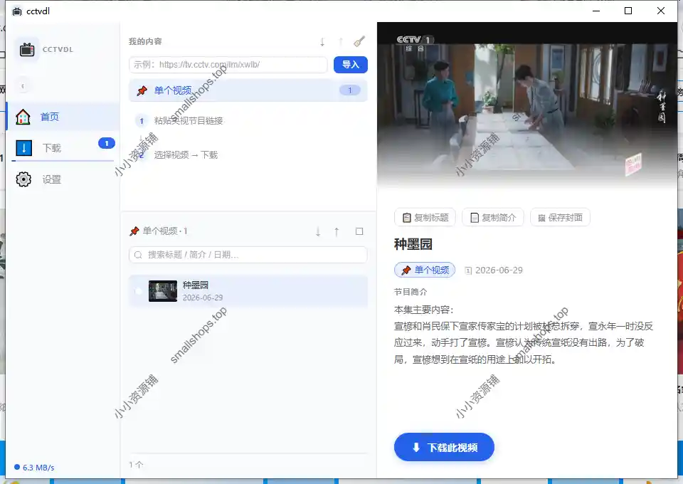 cctvdl v0.4.5 强大的 CCTV视频下载器