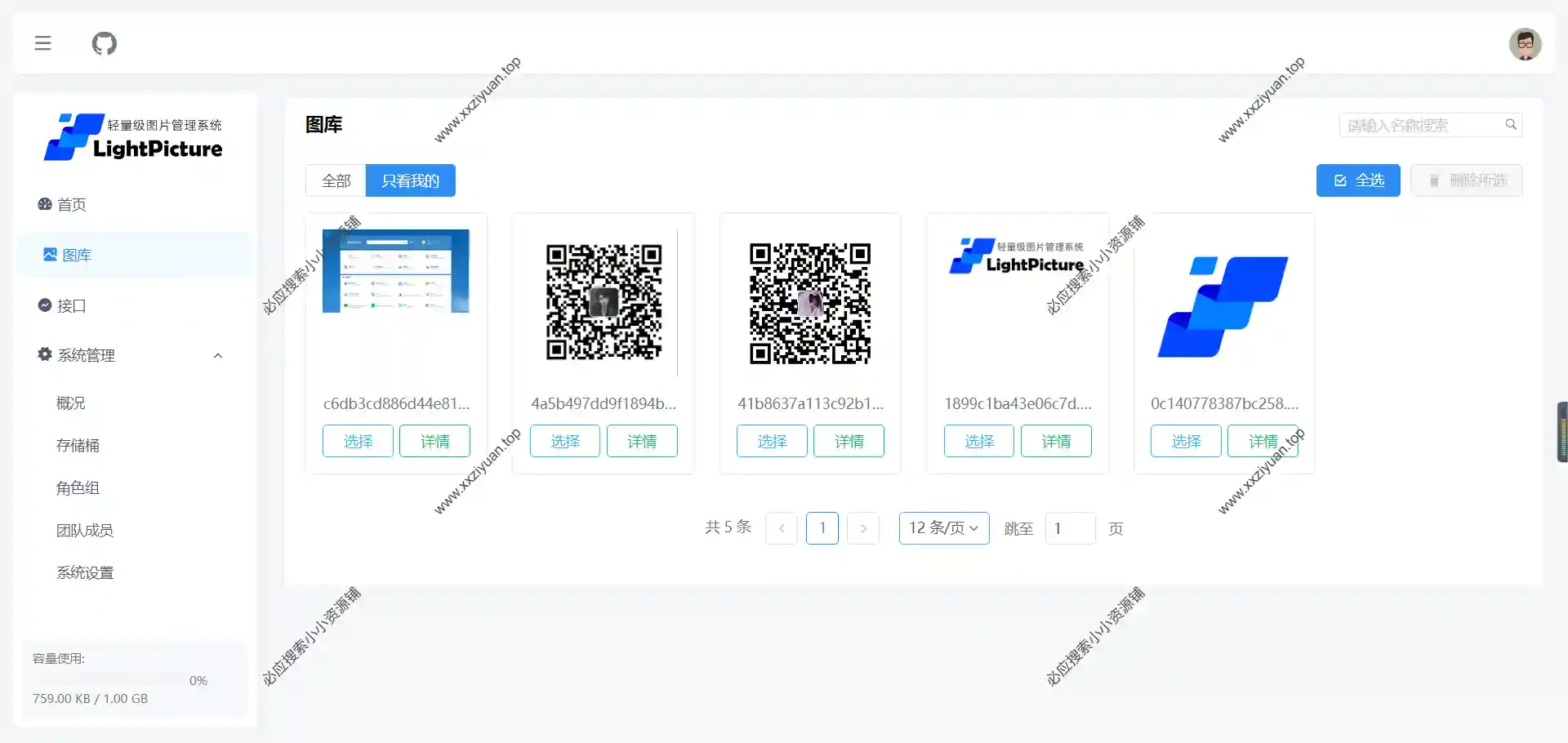 LightPicture – 企业/团队/个人图片资源管理系统、图床系统_v1.2.2