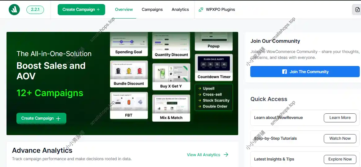 WowRevenue Pro v2.0.0 英文版 WooCommerce 产品捆绑与批量折扣销售插件