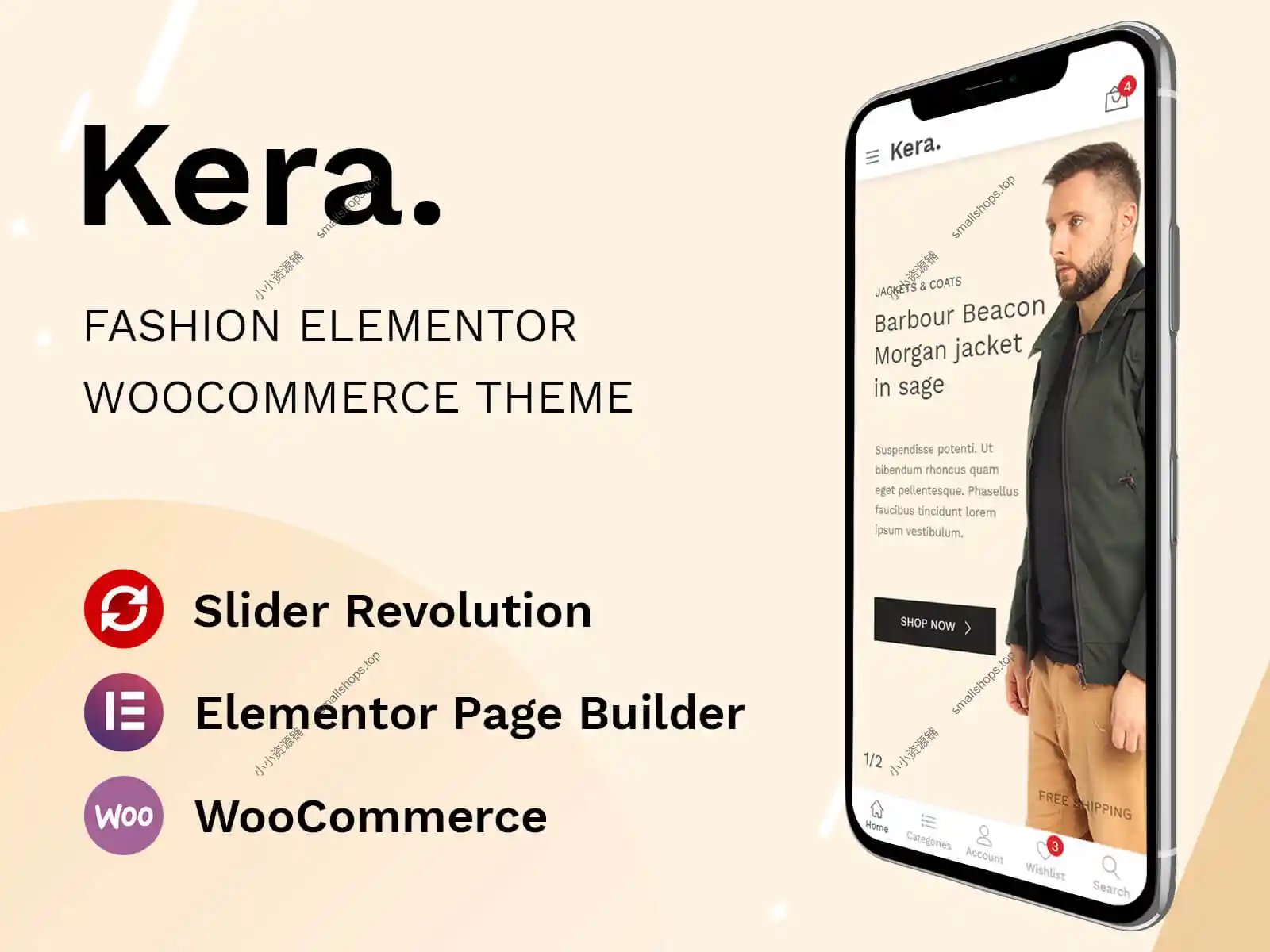 Kera v1.2.38 英文版 – 时尚元素 WooCommerce 商店主题-1 Kera v1.2.38 英文版 – 时尚元素 WooCommerce 商店主题-1