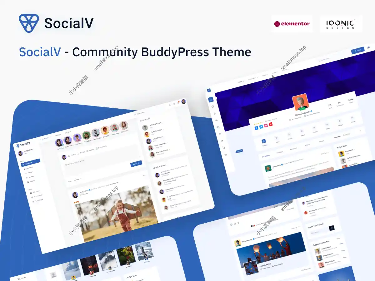 SocialV 2.1.4英文版 – WordPress 社区社交网络主题分享