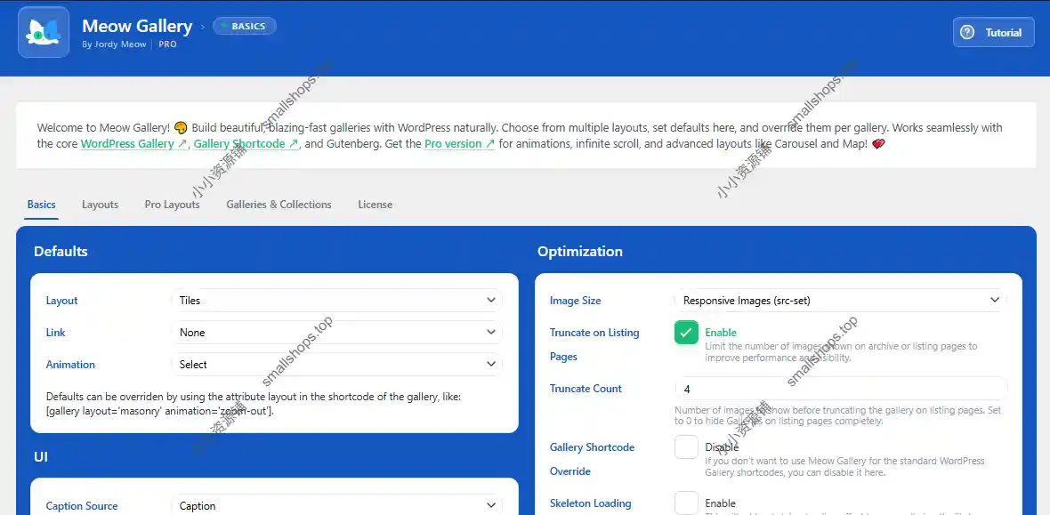Meow Gallery Pro 5.4.7英文版已激活|轻量快速 WordPress 摄影画廊图库插件-1