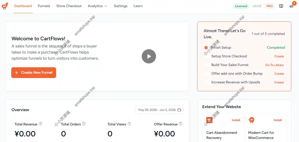 CartFlows Pro v3.0.0 英文版 – WordPress 高转化率结账与销售漏斗插件-2 CartFlows Pro v3.0.0 英文版 – WordPress 高转化率结账与销售漏斗插件-2