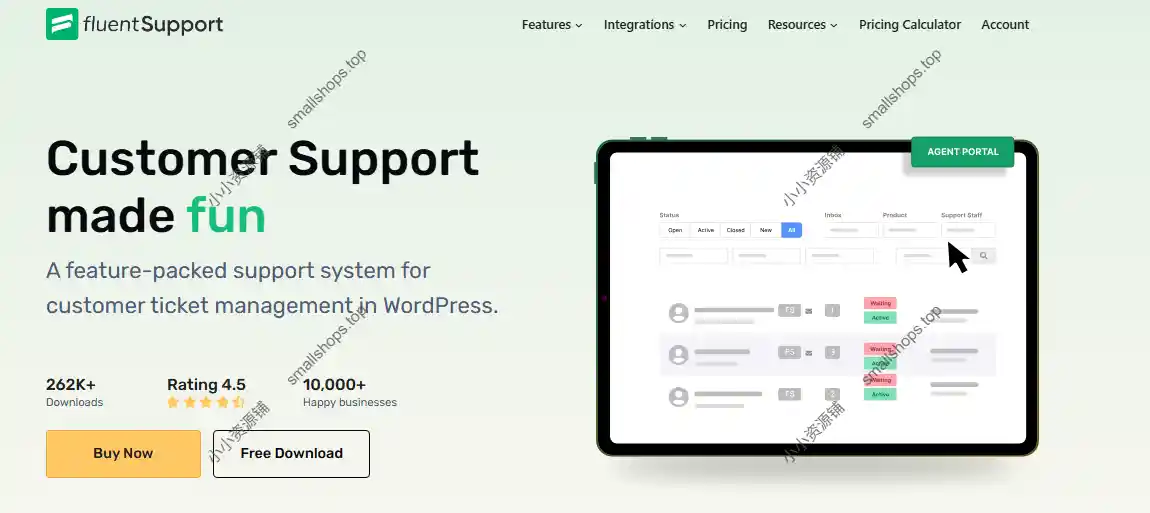 Fluent Support Pro v2.1.1 WordPress 全功能客服工单插件英文版已激活