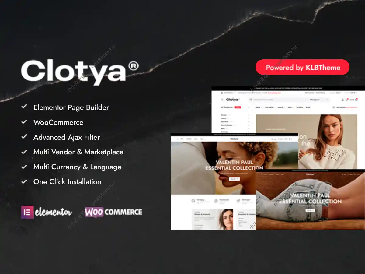 Clotya v1.5.6 – WordPress 时尚店和服装店电子商务主题