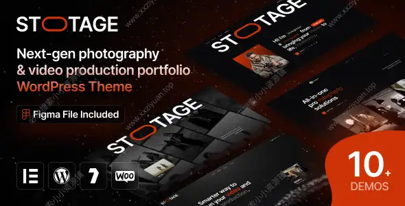 WordPress 摄影和视频制作主题 – Stotage v1.0.1 英文版已激活