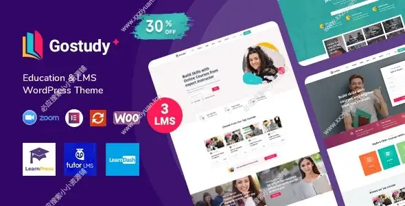 Gostudy 2.5.4 已激活版|在线教育网站在线课程销售 WordPress 主题 1 Gostudy 2.5.4 已激活版|在线教育网站在线课程销售 WordPress 主题 1