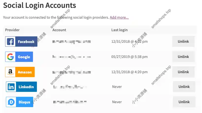 WooCommerce Social Login 2.18.1 英文版 – WordPress常用社交登陆插件
