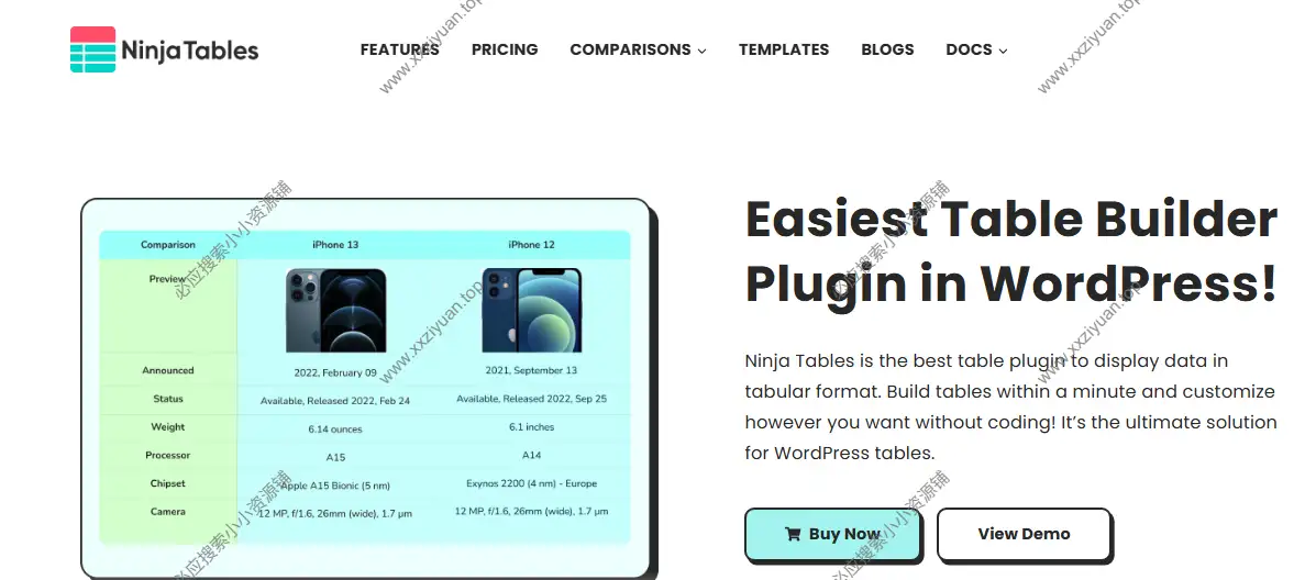 Ninja Tables Pro v5.2.6 英文版已激活 – 显示数据最佳的 WordPress 表格插件