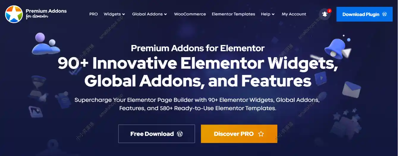 Premium Addons PRO v2.9.59 英文版 –  Elementor 高级拓展插件-1