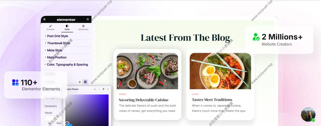 Essential Addons Pro for Elementor v6.7.6英文版- 最受欢迎的Elementor扩展插件