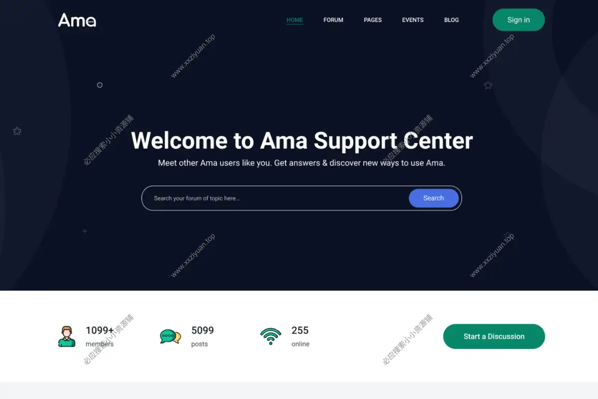 WordPress 在线论坛和社交问答主题 –  AMA v1.7.0