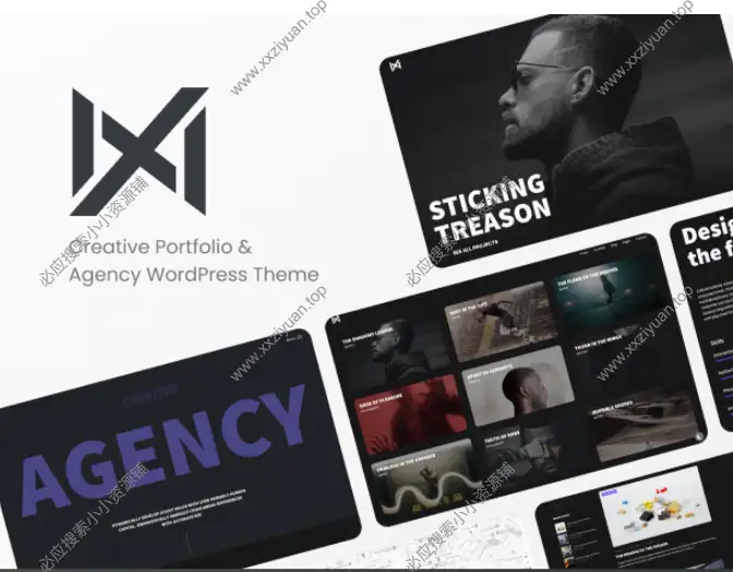 WordPress 创意作品集主题 – Nicex v1.1.2 英文版