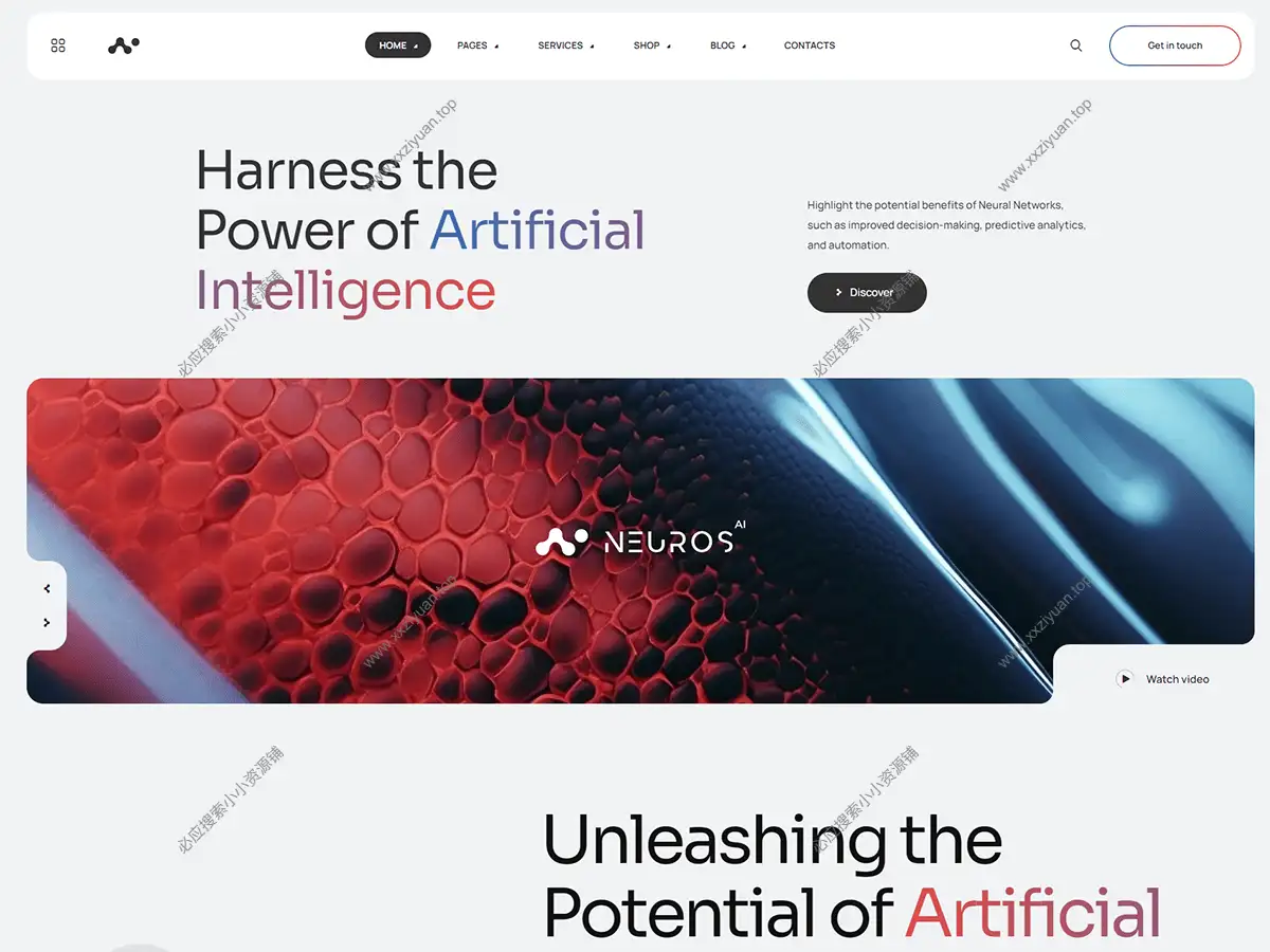 WordPress AI人工智能代理与初创技术主题 – Neuros v2.1.4
