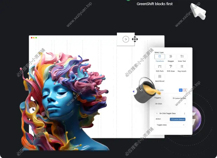 WordPress古腾堡页面构建器动画和页面区块 Greenshift Pro v12.5.6 英文版已激活