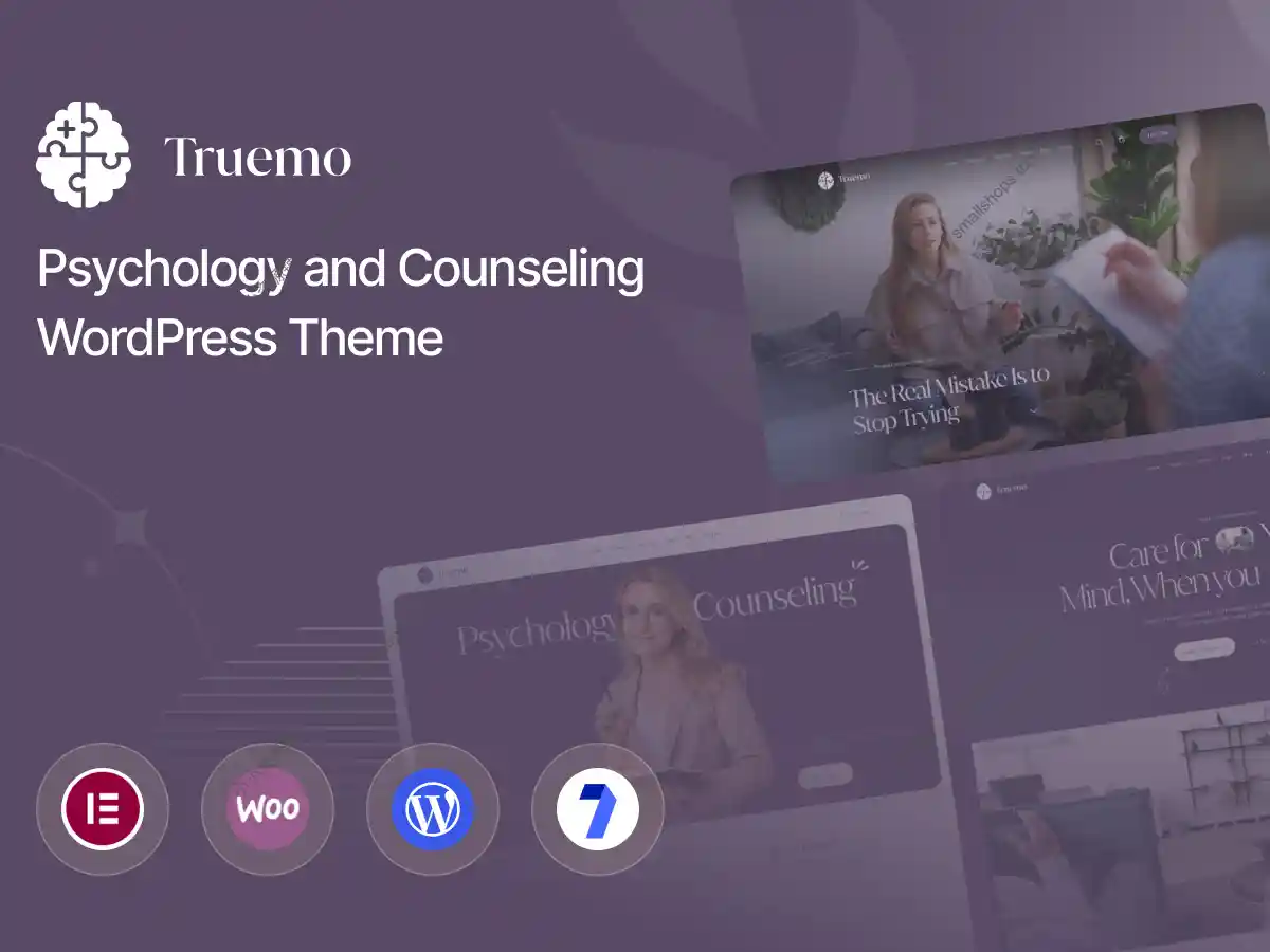 Truemo v1.0.0 英文版已激活 – 心理学与咨询 WordPress 主题