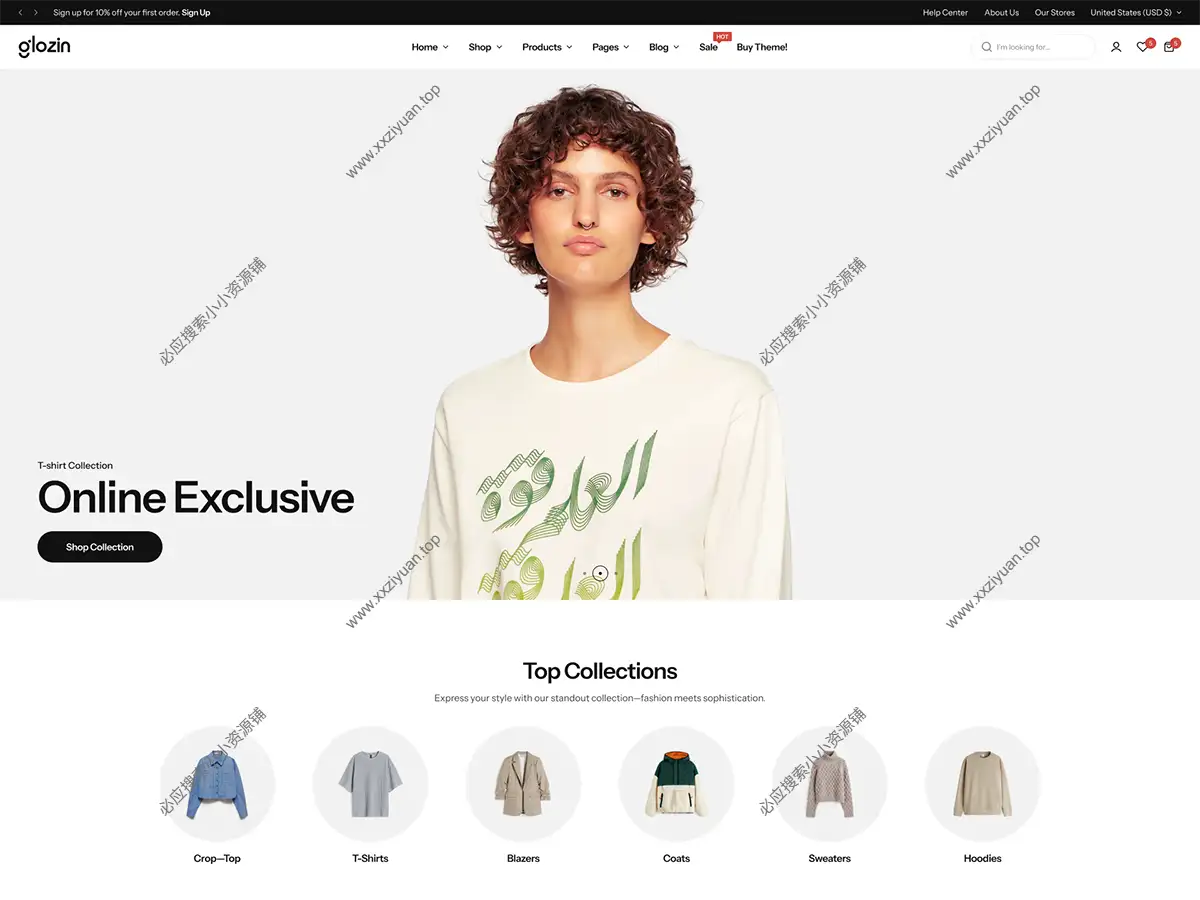 WordPress 多功能WooCommerce在线商店主题 – Glozin v1.7.0英文版