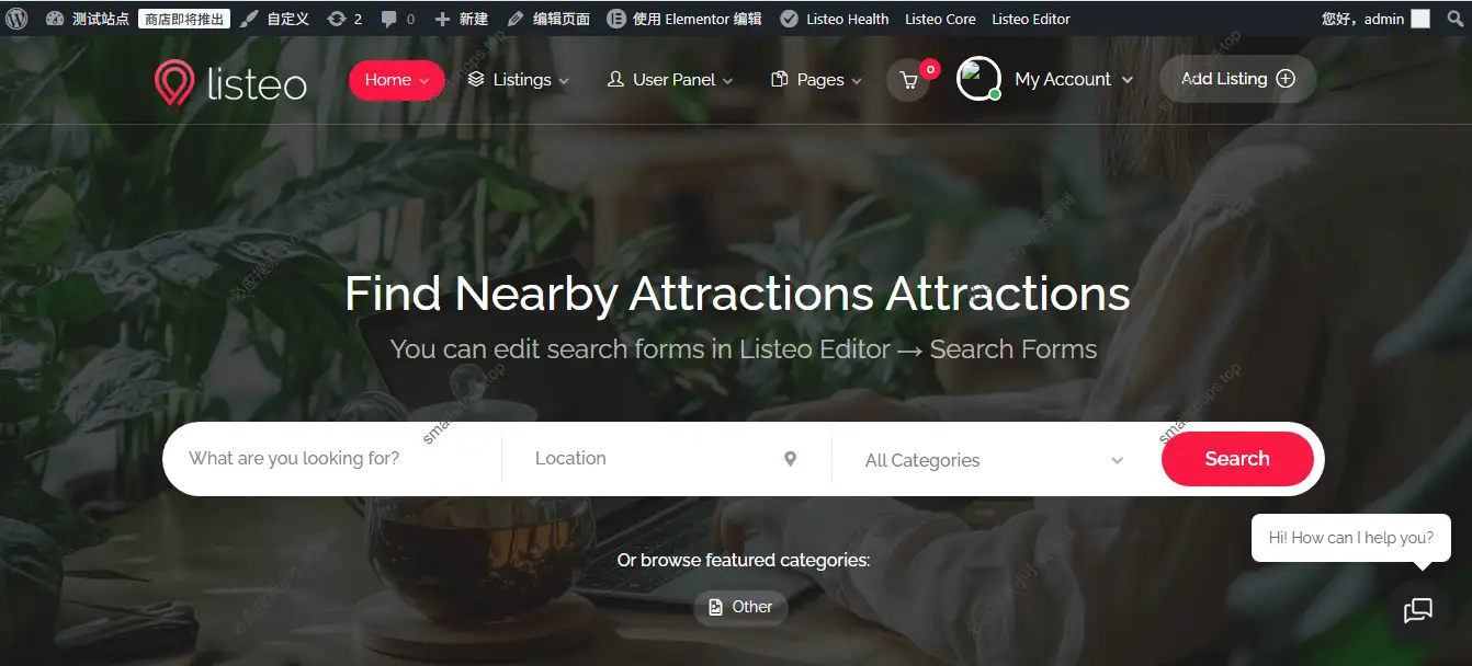 Listeo 2.0.33已激活 – 目录与房源及预订 WordPress 主题-1