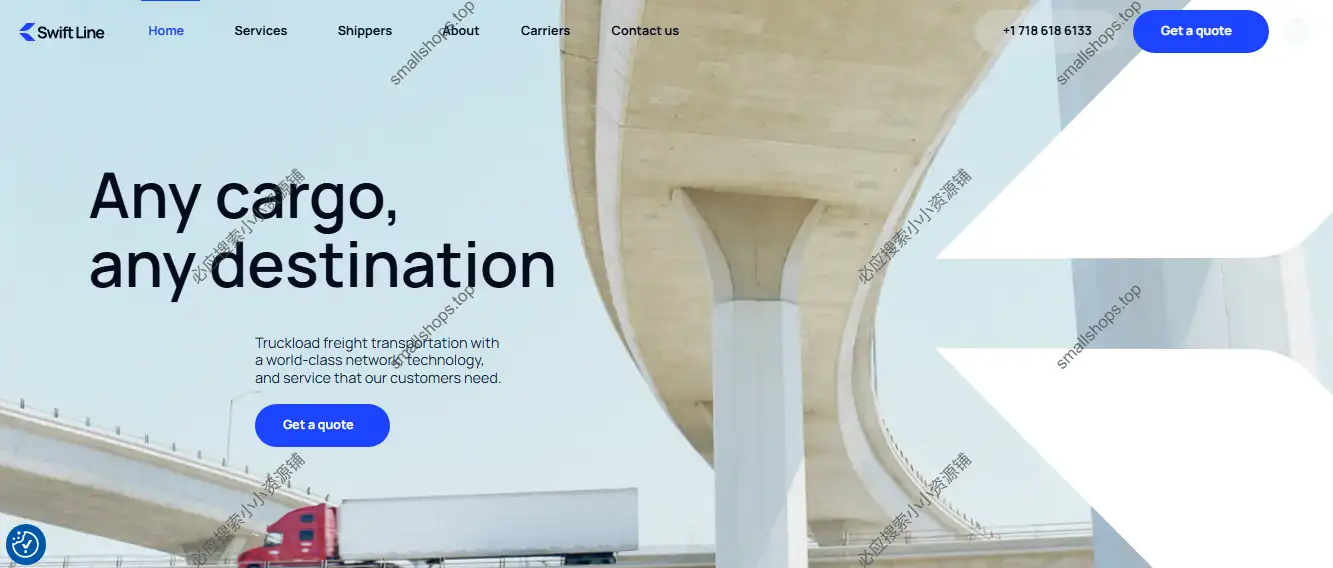 SwiftL v23已激活 – 卡车运输|快递服务|物流运输 WordPress 主题-1