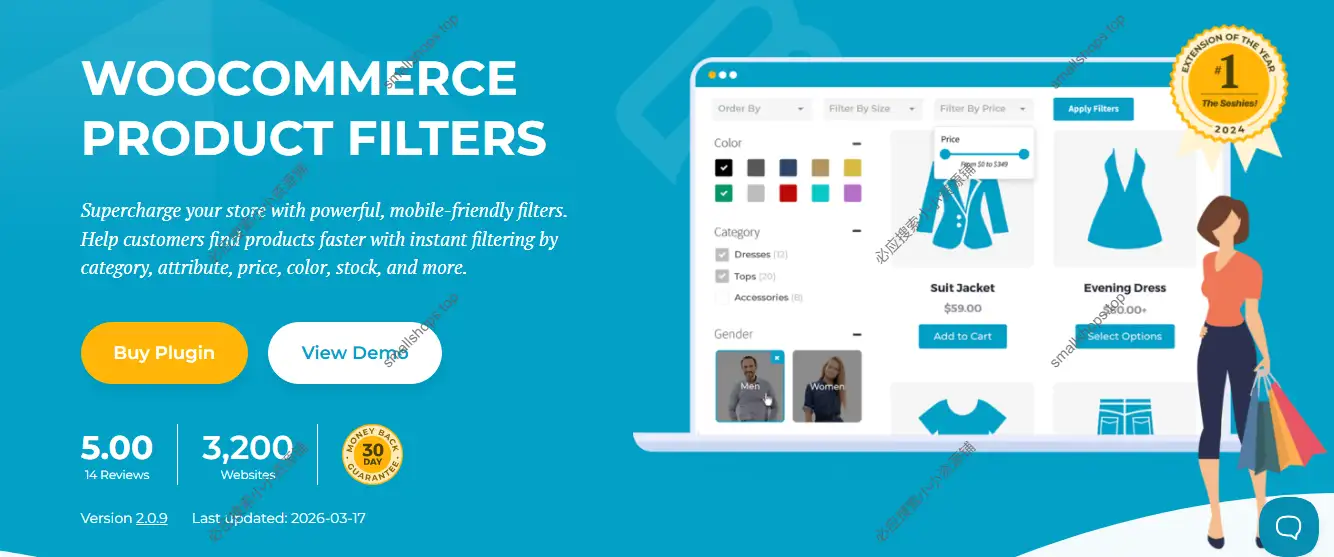 WooCommerce Product Filters 2.0.9已激活 – 商城产品过滤器插件-1 WooCommerce Product Filters 2.0.9已激活 – 商城产品过滤器插件-1