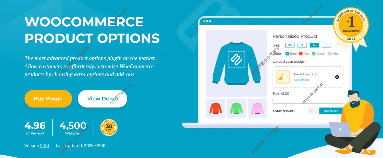 WooCommerce Product Options 2.6.3已激活 – 最先进的产品选项插件-1