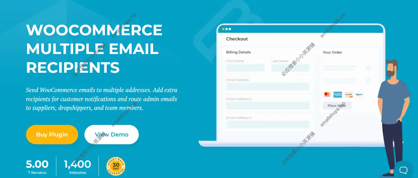 WooCommerce Multiple Email Recipients 1.2.14已激活多邮件收件人插件-1 WooCommerce Multiple Email Recipients 1.2.14已激活多邮件收件人插件-1