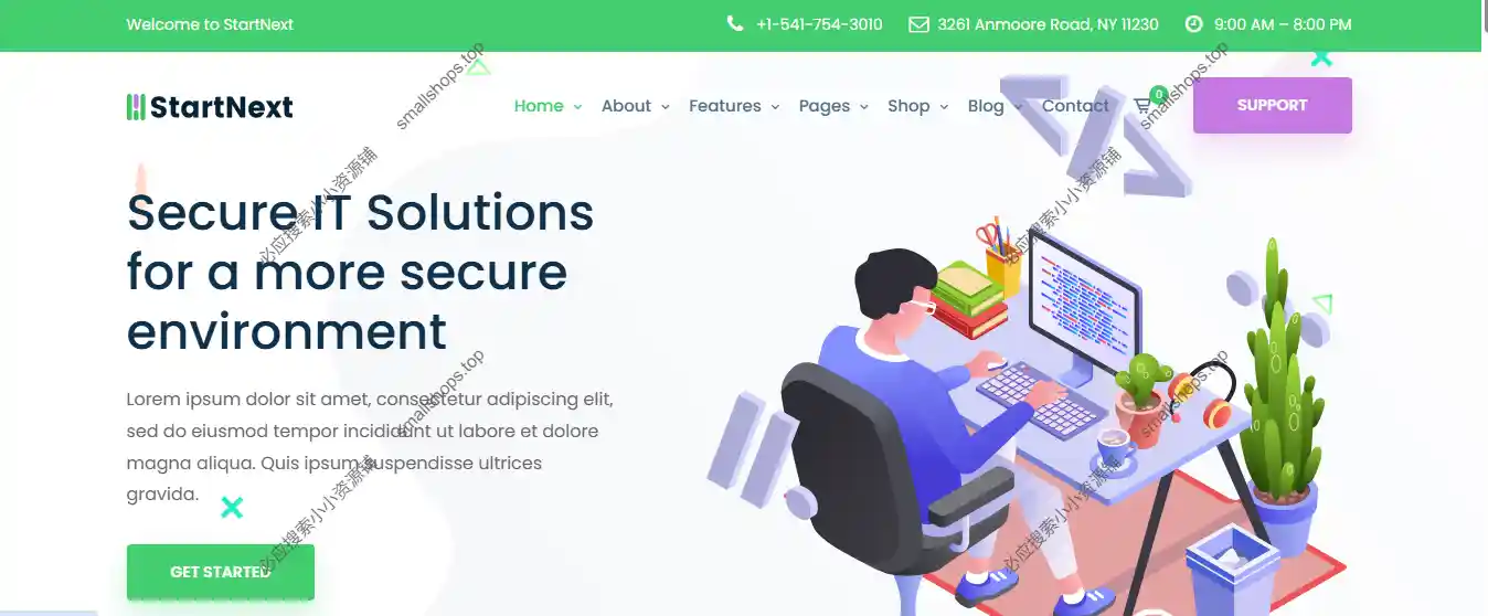 StartNext 5.5已激活 – IT、AI、营销创业与技术服务 WordPress 主题-1