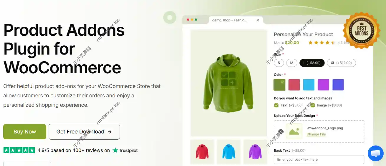 WowAddons Pro 1.0.6已激活英文版 – 强大的 WooCommerce 产品选项插件-1 WowAddons Pro 1.0.6已激活英文版 – 强大的 WooCommerce 产品选项插件-1
