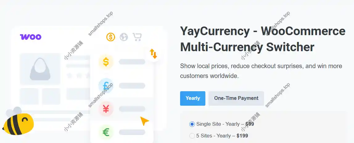 YayCurrency Pro v3.3.4 英文版 – WooCommerce 多币种切换器插件