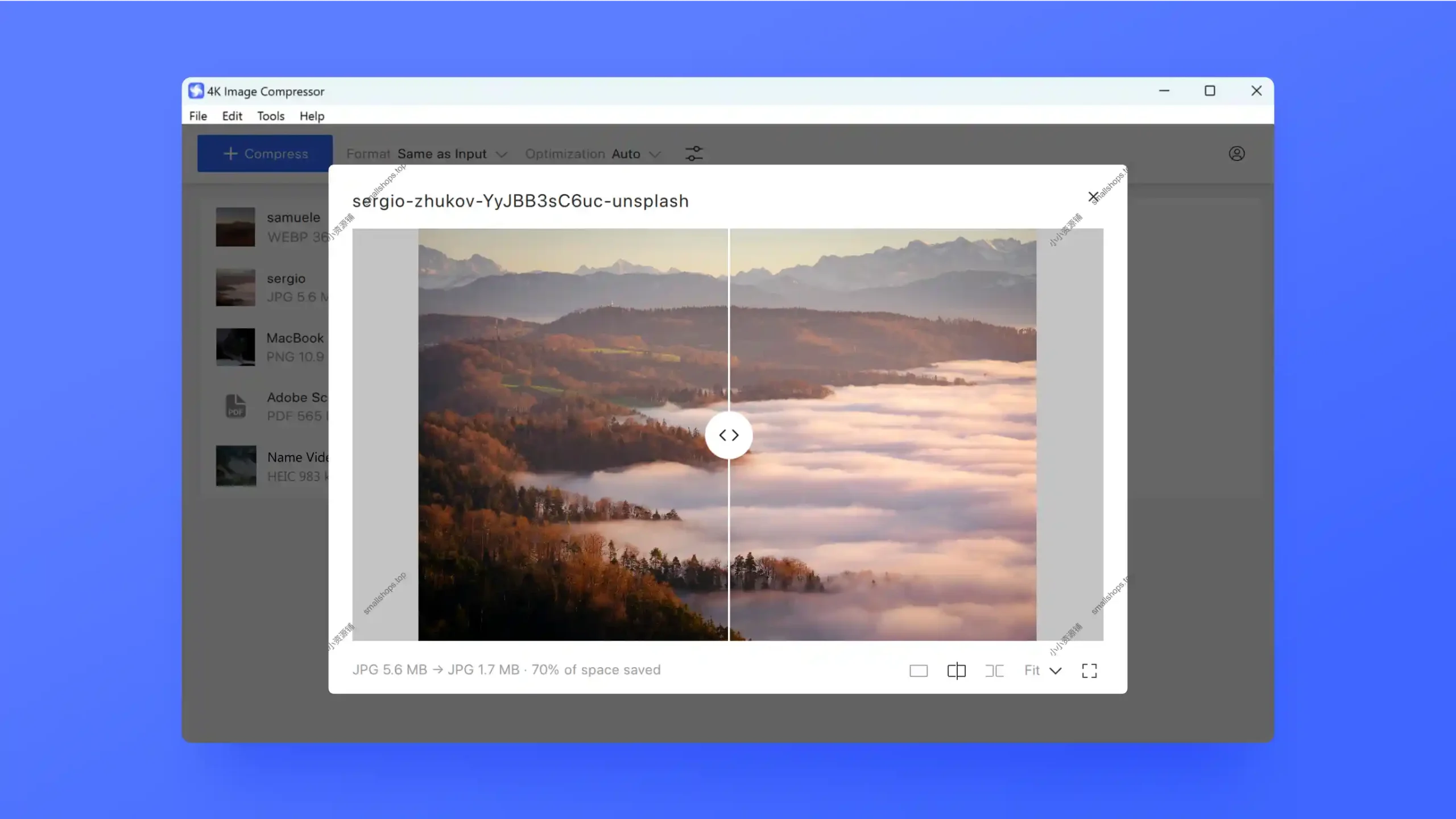 4K Image Compressor v26.0.0 开心版 – 专业图片压缩工具-1
