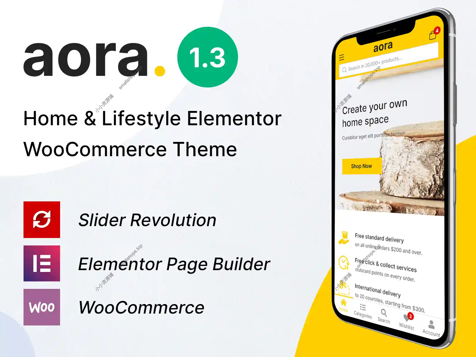 Aora v1.3.22 英文版 – 家居与生活方式 Elementor WooCommerce 主题-1 Aora v1.3.22 英文版 – 家居与生活方式 Elementor WooCommerce 主题-1